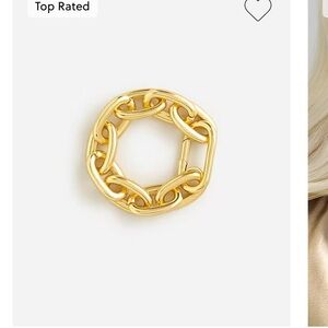 Jcrew gold chain bracelet